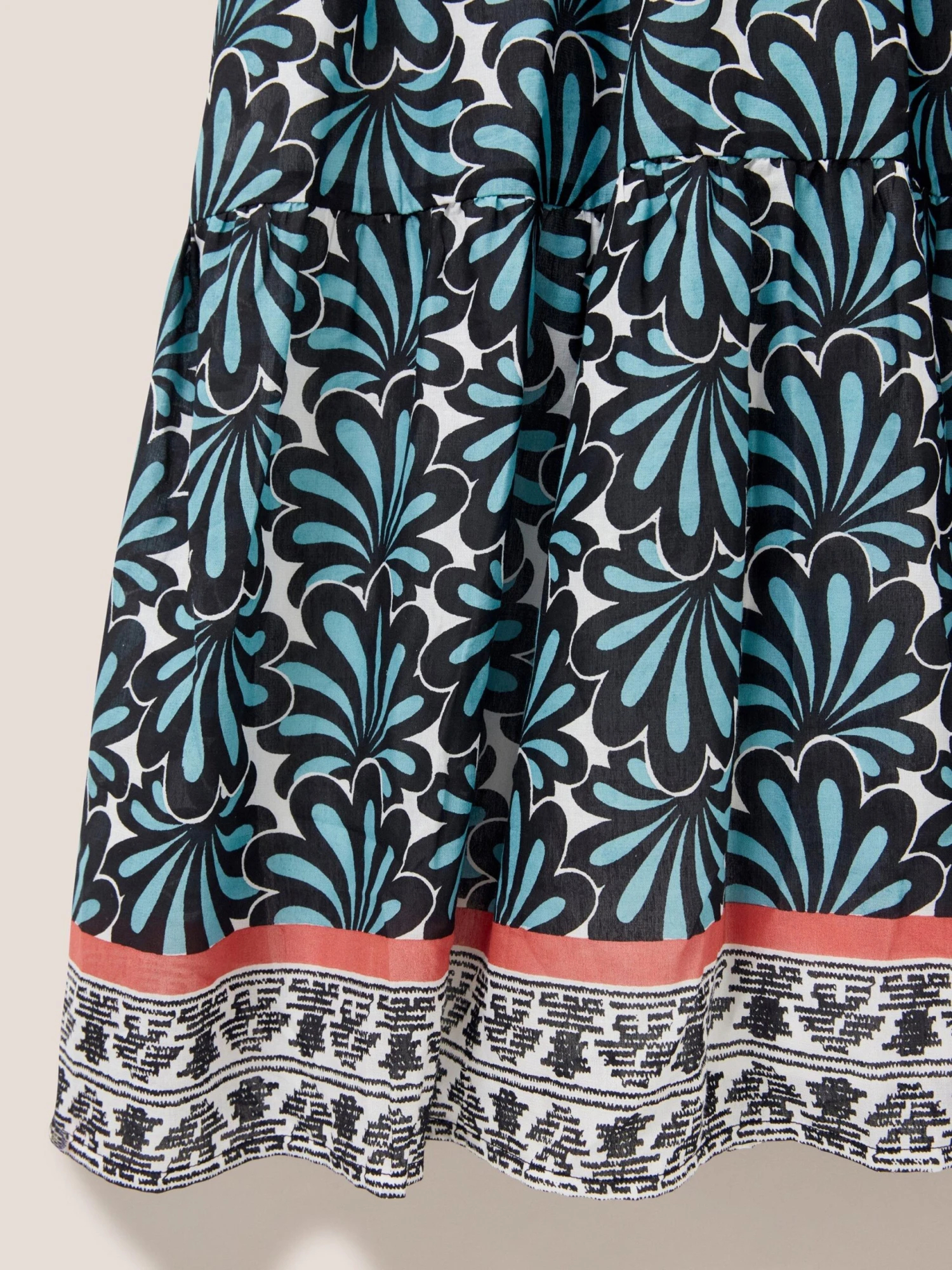 WHITE STUFF Jenna Midi Dress In TEAL MULTI 7 WHITE STUFF Jenna Midi Dress In TEAL MULTI - Image 7