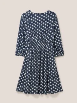 WHITE STUFF Frances Eco Vero Dress In BLACK MULTI 15 WHITE STUFF Frances Eco Vero Dress In BLACK MULTI -Whte Stuffy Store 440029 BLK MLT FB