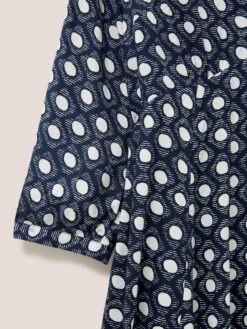 WHITE STUFF Frances Eco Vero Dress In BLACK MULTI 14 WHITE STUFF Frances Eco Vero Dress In BLACK MULTI -Whte Stuffy Store 440029 BLK MLT FD