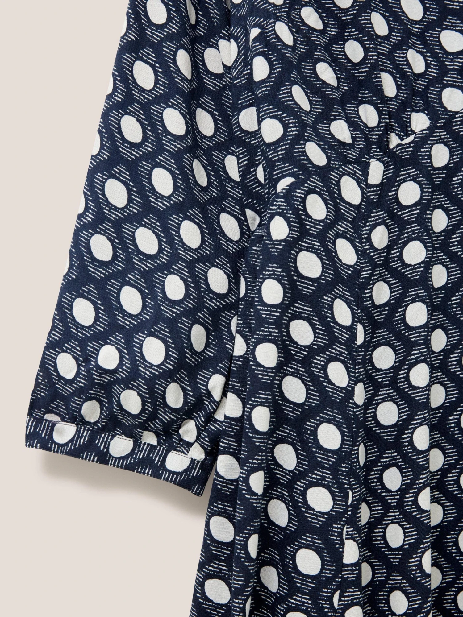 WHITE STUFF Frances Eco Vero Dress In BLACK MULTI 7 WHITE STUFF Frances Eco Vero Dress In BLACK MULTI - Image 7