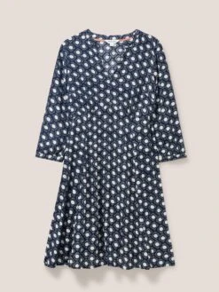 WHITE STUFF Frances Eco Vero Dress In BLACK MULTI 13 WHITE STUFF Frances Eco Vero Dress In BLACK MULTI -Whte Stuffy Store 440029 BLK MLT FF 1