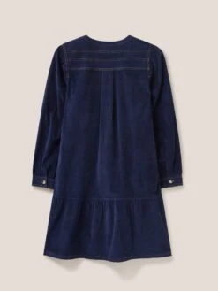 WHITE STUFF Norma Cord Dress In DARK NAVY -Whte Stuffy Store 440031 DARK NAVY FB