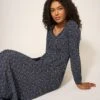 WHITE STUFF Megan Jersey Dress In NAVY MULTI