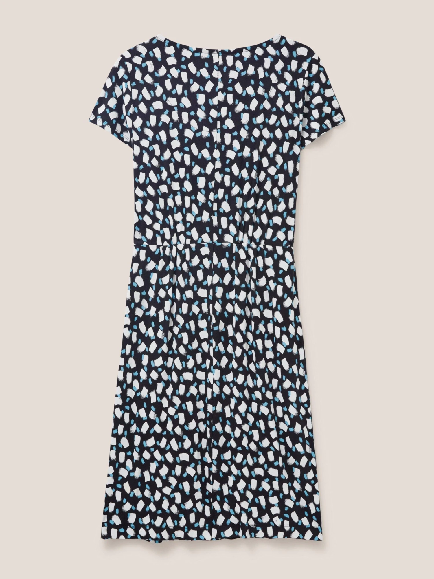 WHITE STUFF Tallie Midi Jersey Dress In BLACK MULTI 7 WHITE STUFF Tallie Midi Jersey Dress In BLACK MULTI - Image 7