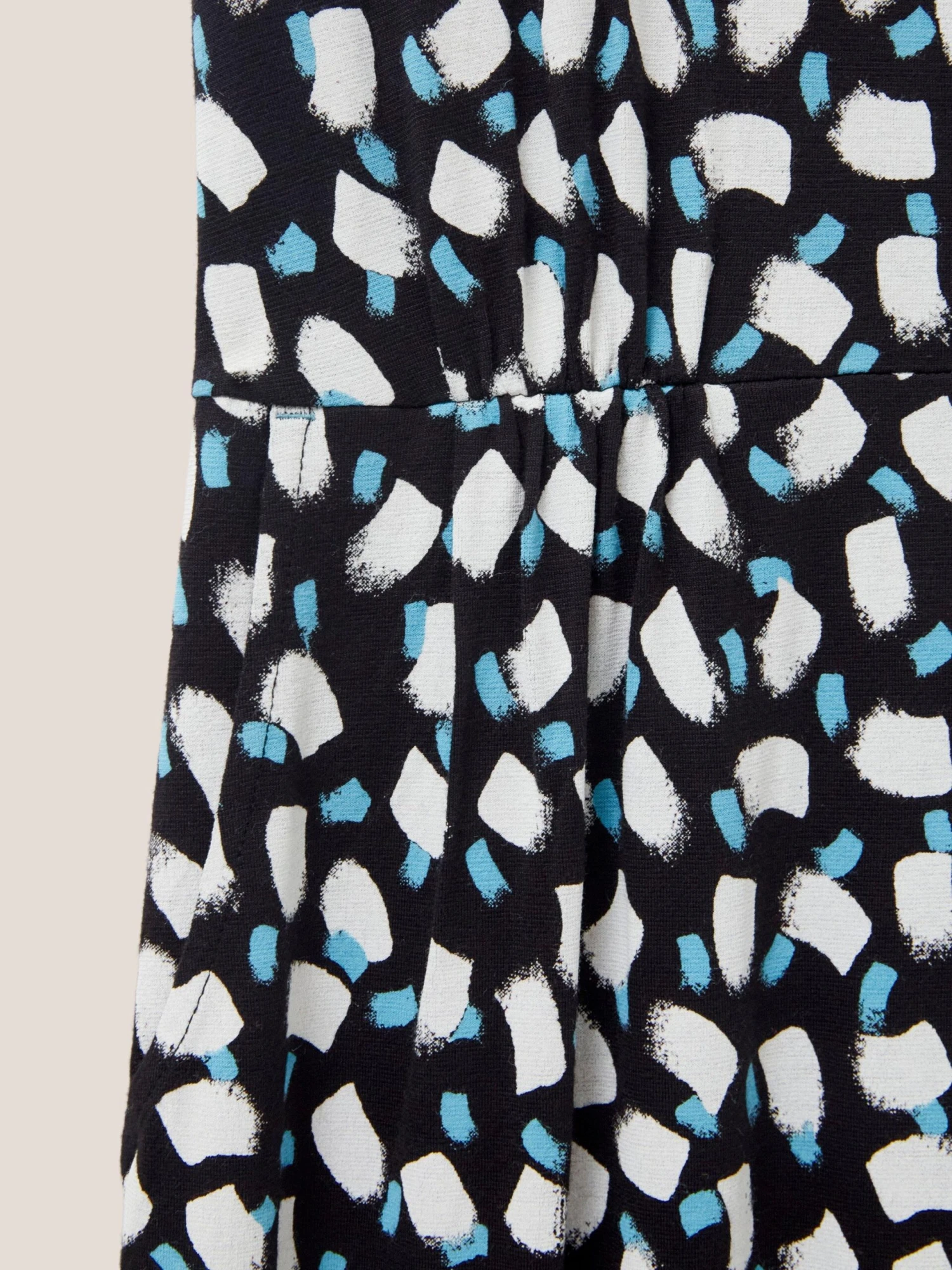 WHITE STUFF Tallie Midi Jersey Dress In BLACK MULTI 6 WHITE STUFF Tallie Midi Jersey Dress In BLACK MULTI - Image 6