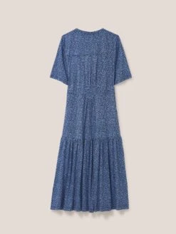 WHITE STUFF Sabina Dress In NAVY MULTI -Whte Stuffy Store 440203 NAVY MULTI FB