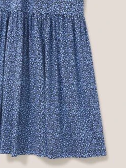 WHITE STUFF Sabina Dress In NAVY MULTI -Whte Stuffy Store 440203 NAVY MULTI FD
