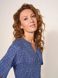 WHITE STUFF Sabina Dress In NAVY MULTI 9 WHITE STUFF Sabina Dress In NAVY MULTI -Whte Stuffy Store 440203 NAVY MULTI MD 1