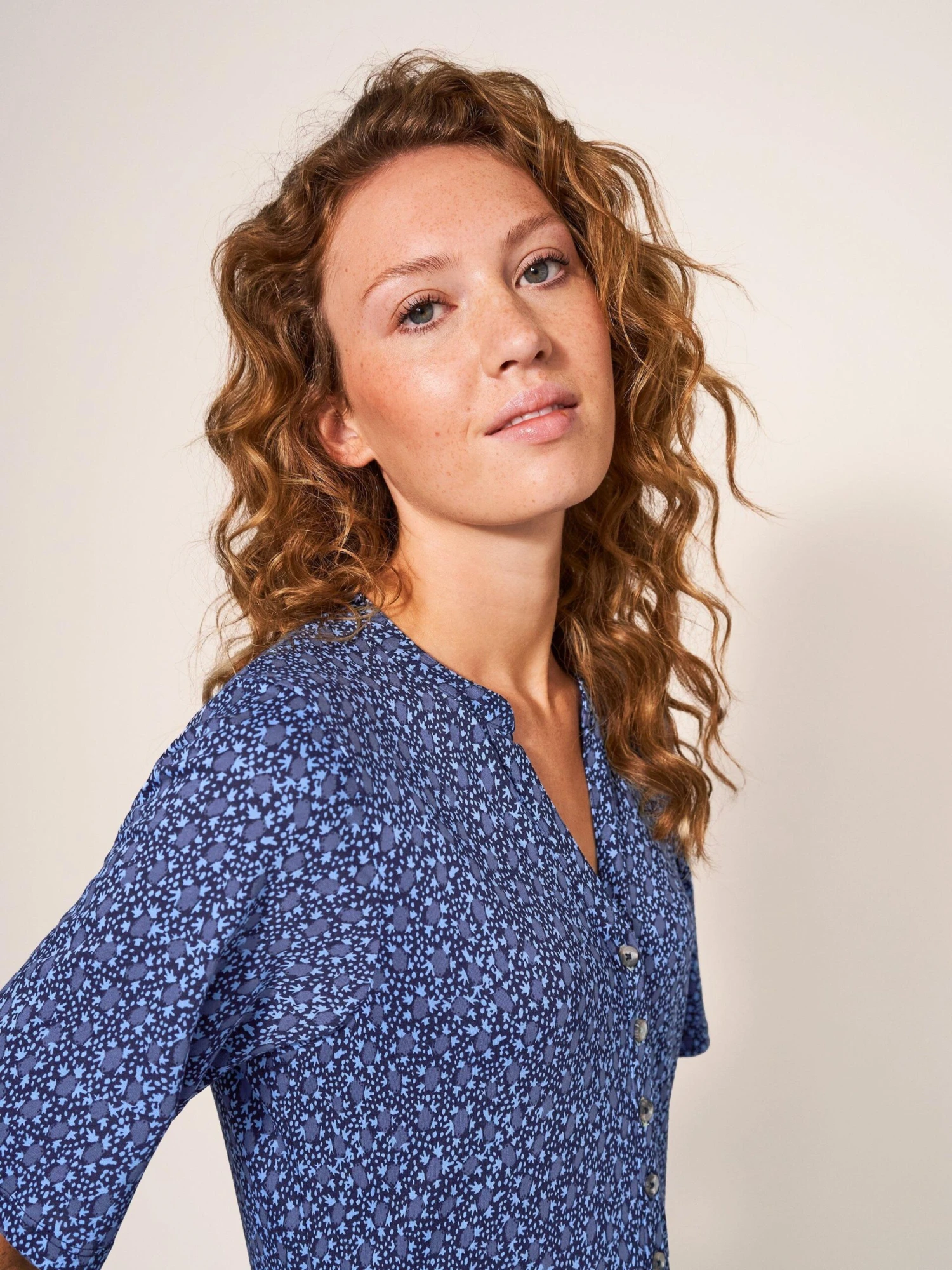 WHITE STUFF Sabina Dress In NAVY MULTI 3 WHITE STUFF Sabina Dress In NAVY MULTI - Image 3